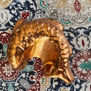 Vintage Copper Fish Mold